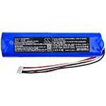 Batteri for test, undersøkelse, utstyr for Micronix MSA338, MSA358