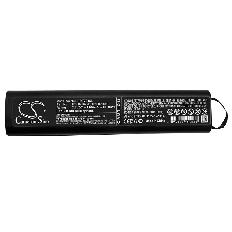 Batteri for test, undersøkelse, utstyr for Deviser E7000L, AE4000A