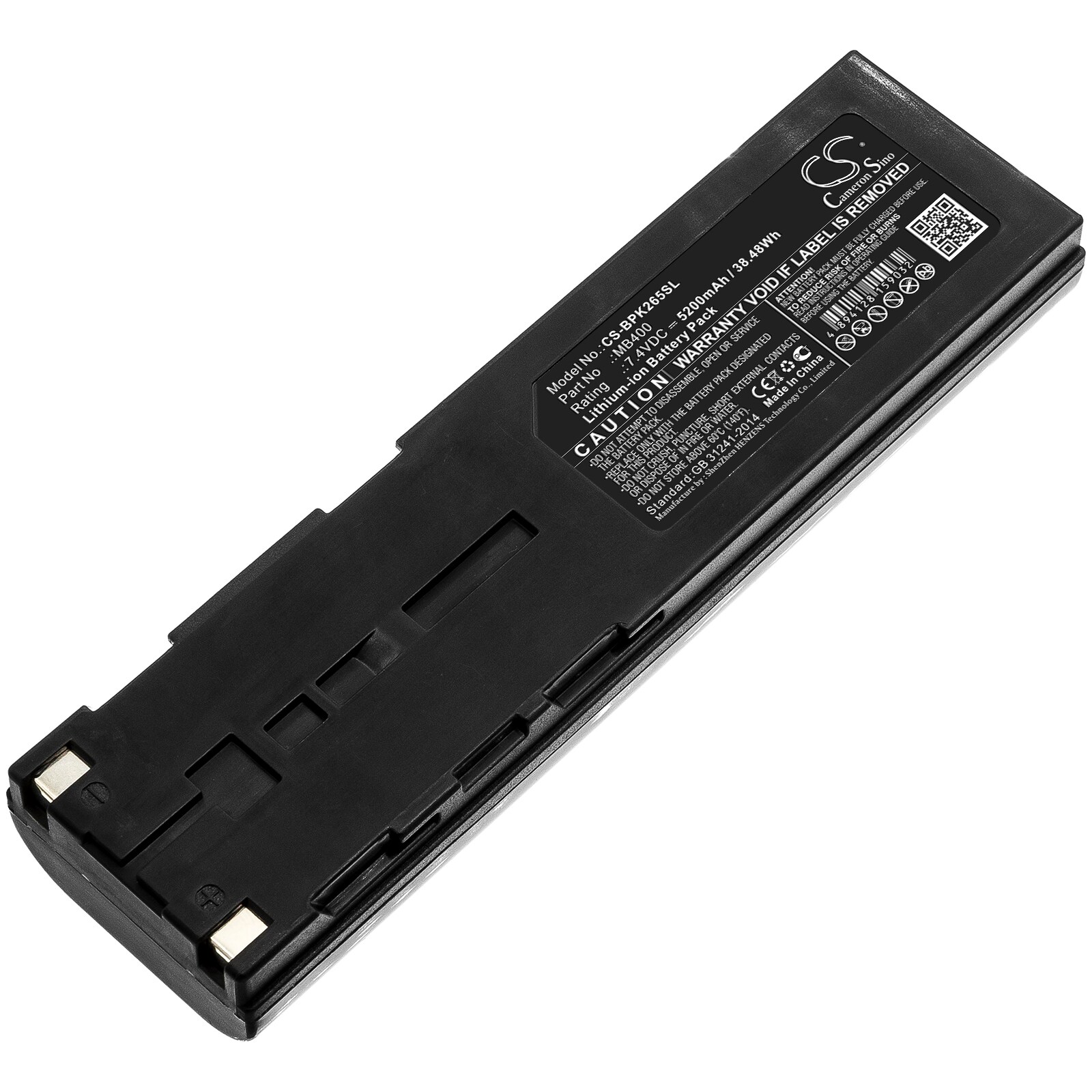 Batteri for test, undersøkelse, utstyr for BK Precision 2650A, 2652A, 2658A