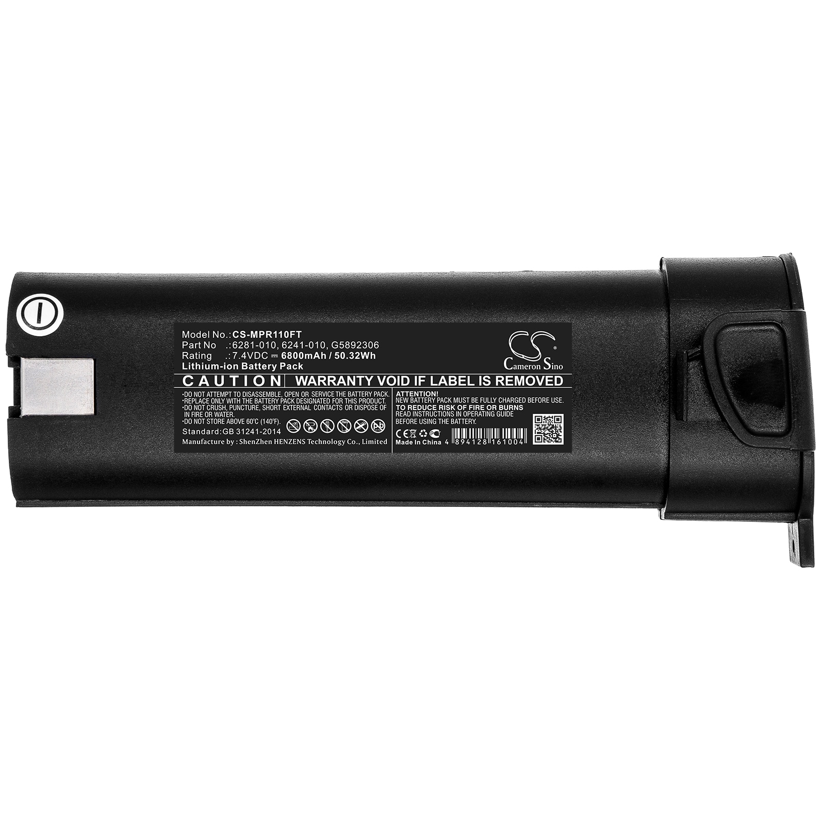 Batteri for test, undersøkelse, utstyr for Monarch Nova-Pro stroboskoper