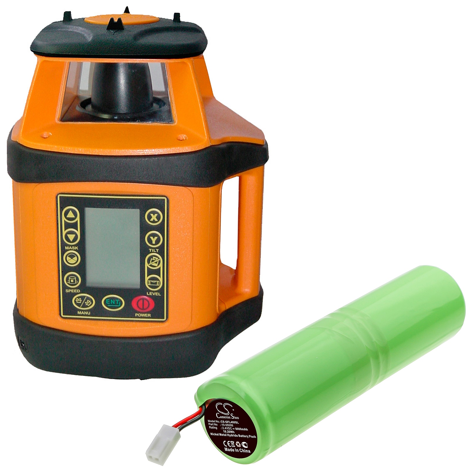 Batteri for test, undersøkelse, utstyr for Geo-Fennel Rotation Laser FL 400 HA-G og andre
