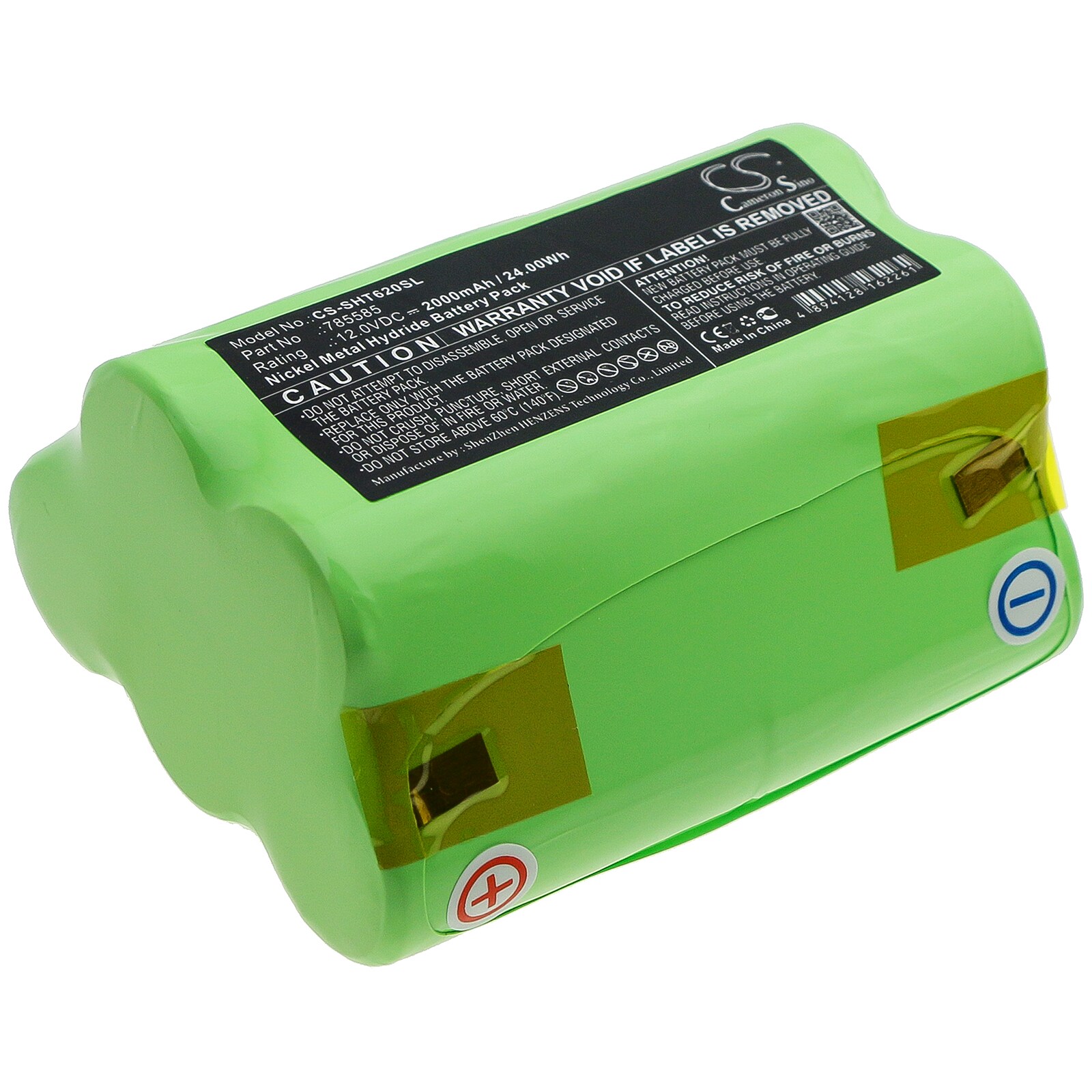 Batteri for test, undersøkelse, utstyr for Soehnle TESTUT T62 Type B250