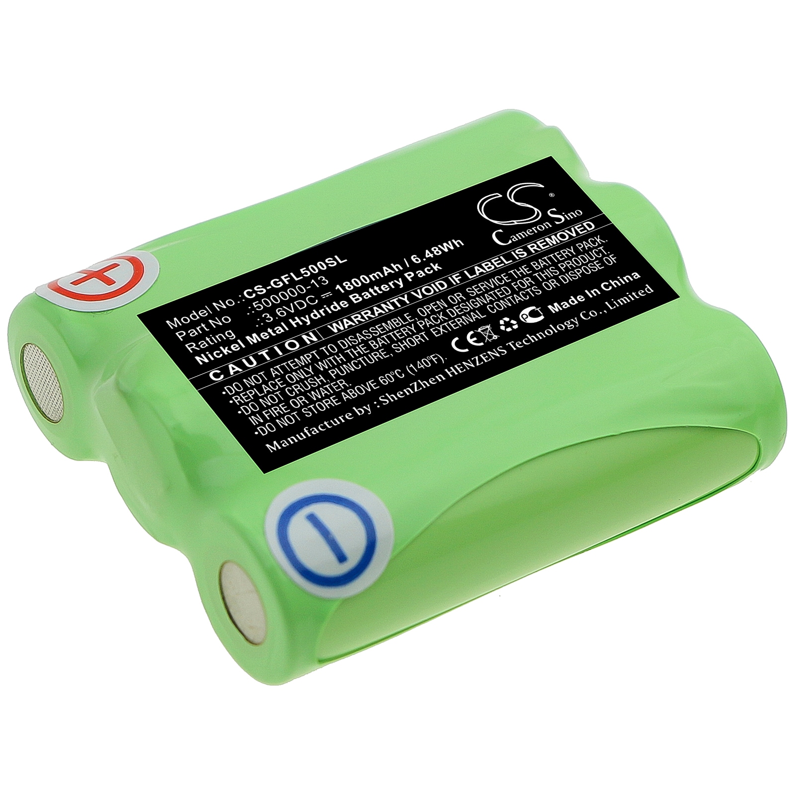 Batteri for test, undersøkelse, utstyr for Geo-Fennel Multi-Liner FL 50 plus