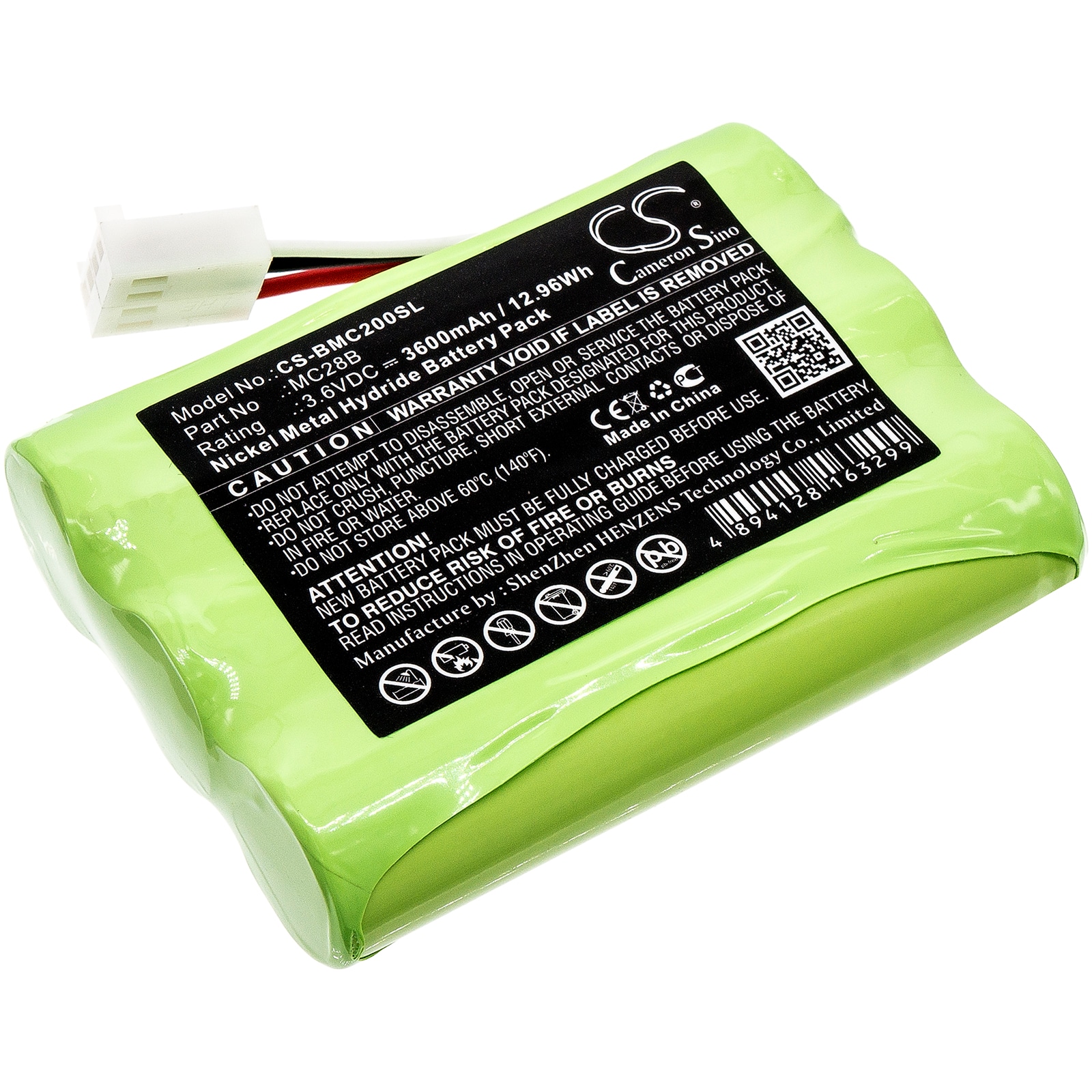 Batteri for test, undersøkelse, utstyr for Beamex MC2-TE, MC2-PE, MC2-MF og andre.