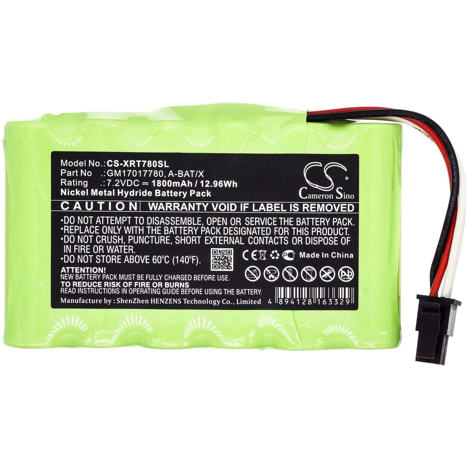 Batteri for test, undersøkelse, utstyr for X-Rite Coloreye XTH