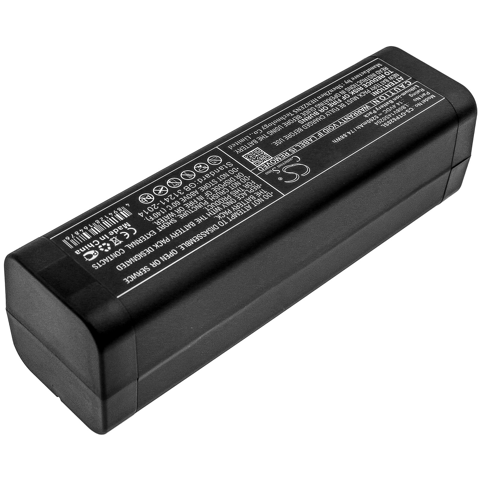 Batteri for test, undersøkelse, utstyr for OPWILL OTP-6200, OTP6200