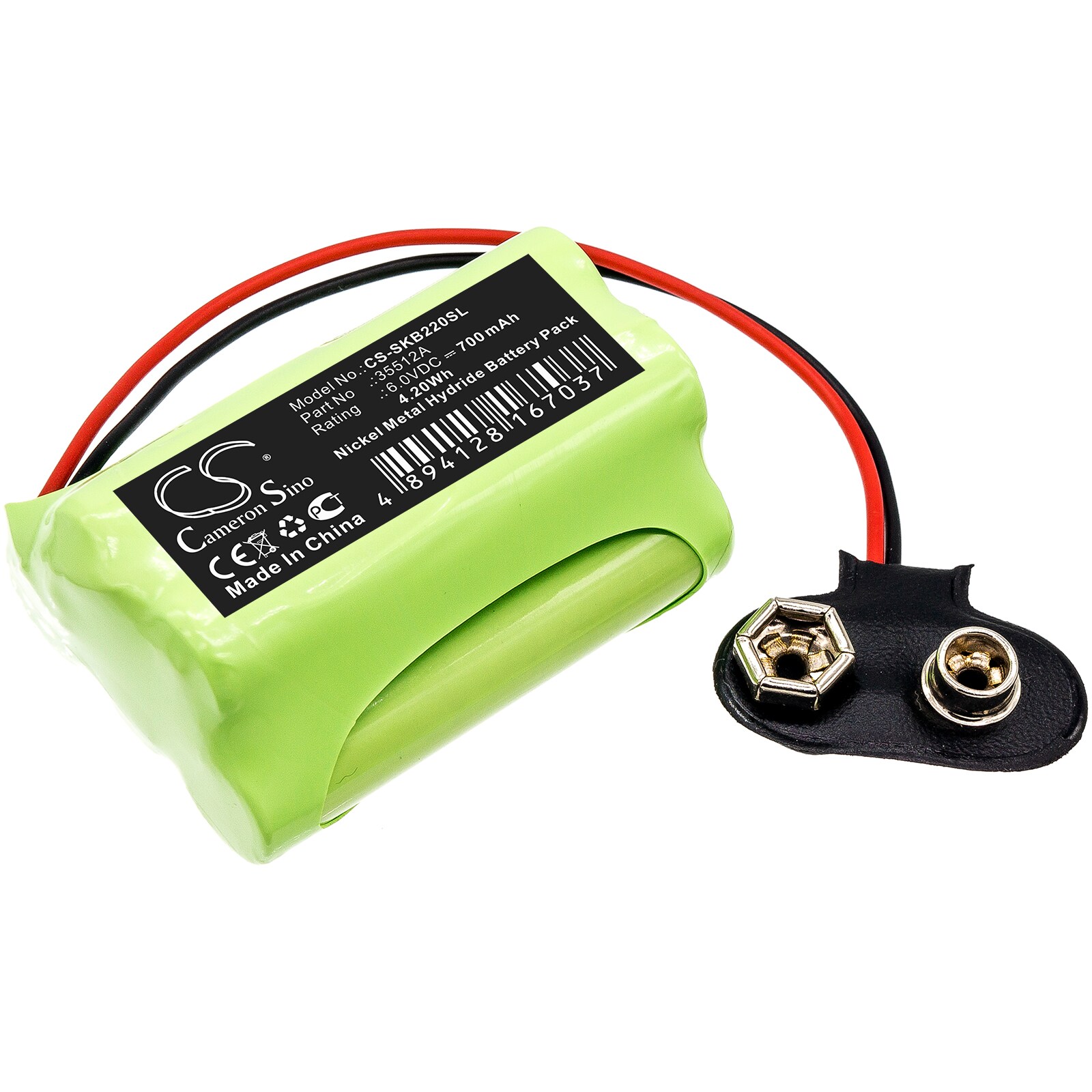Batteri for test, eksamen, utstyr for SAT-CABLE SPM 22, IRM 5, IRM 7 etc.