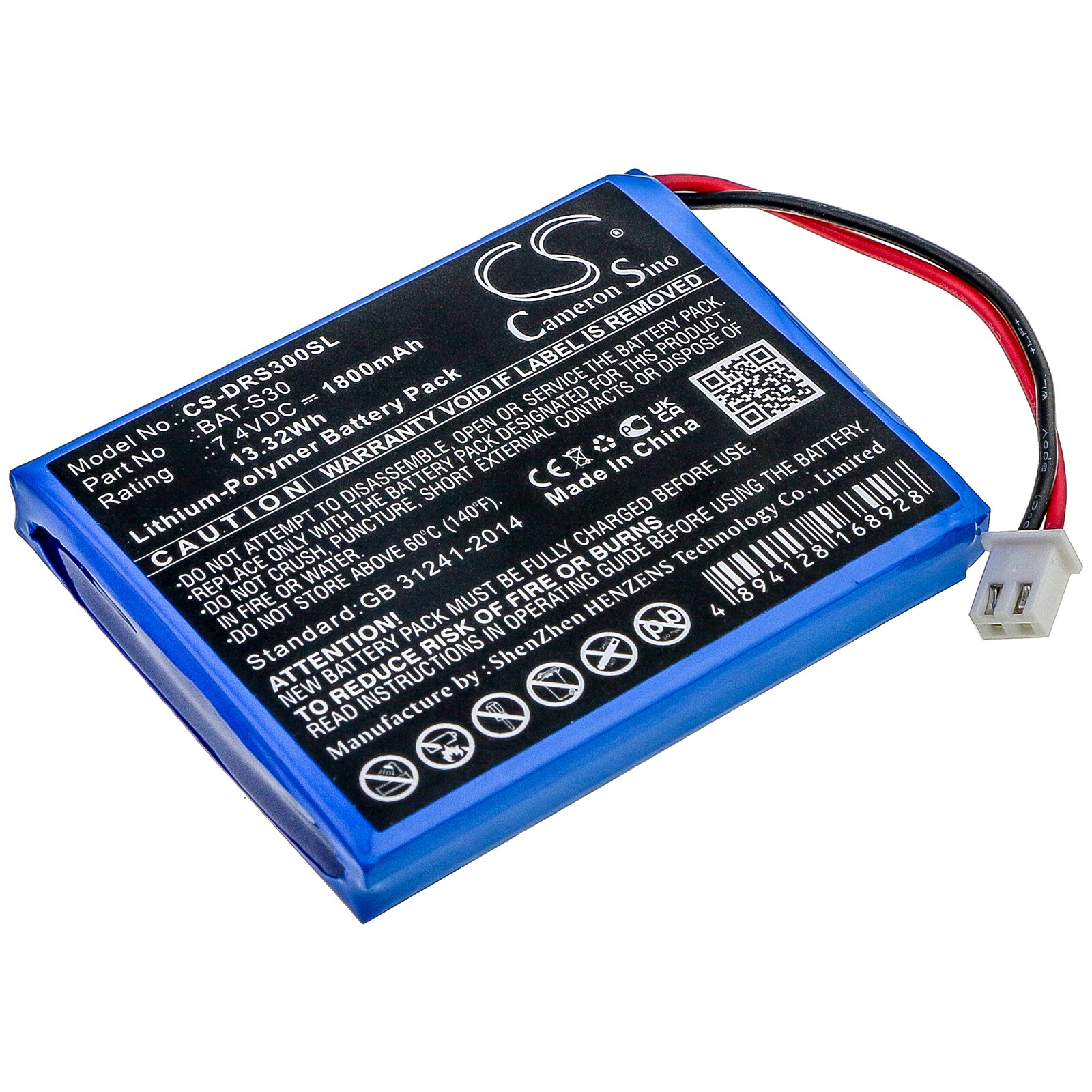Batteri for test, undersøkelse, utstyr for Deviser S30