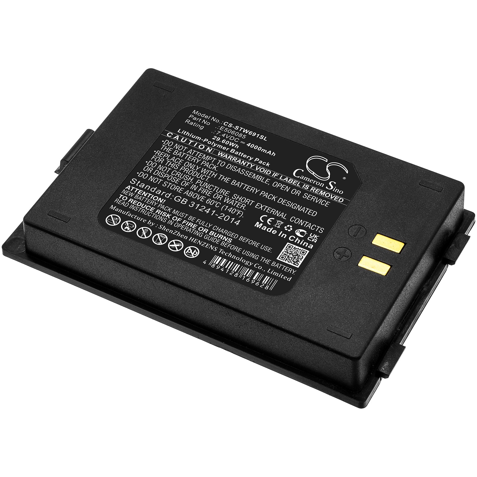 Batteri for test, undersøkelse, utstyr for Satlink WS-6916