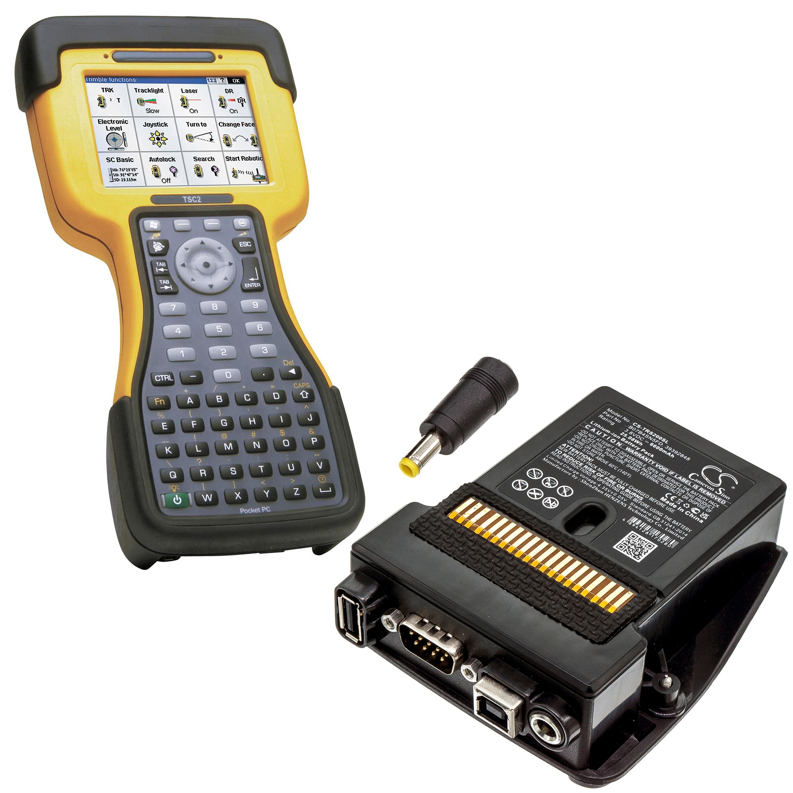 Batteri for test, undersøkelse, utstyr for Trimble TSC2, TSC2-kontroller osv.