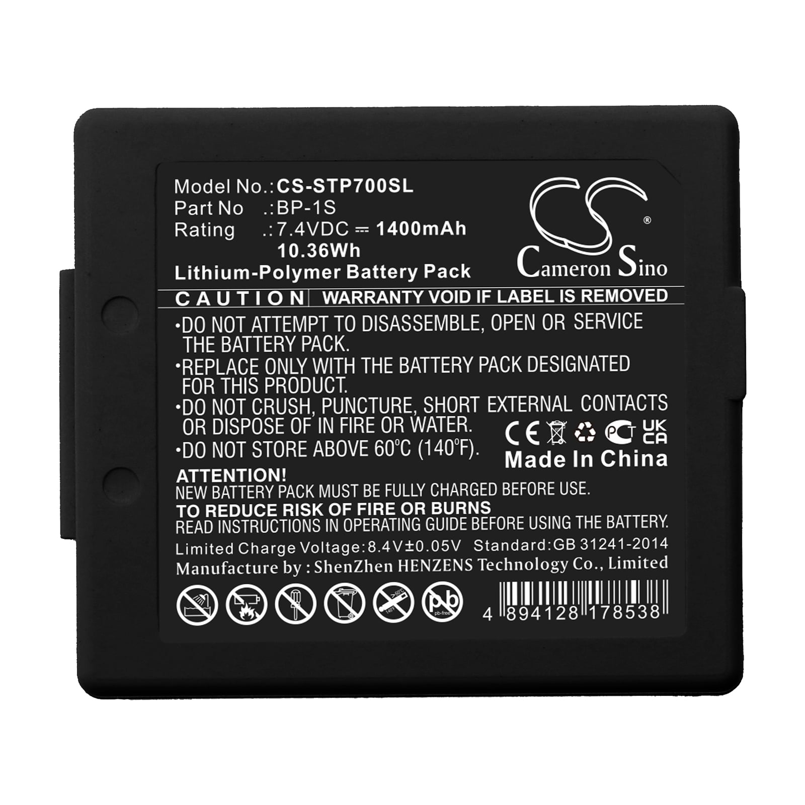 Batteri for test, undersøkelse, utstyr for Stonex P7 Controller, S3, S6 og andre.