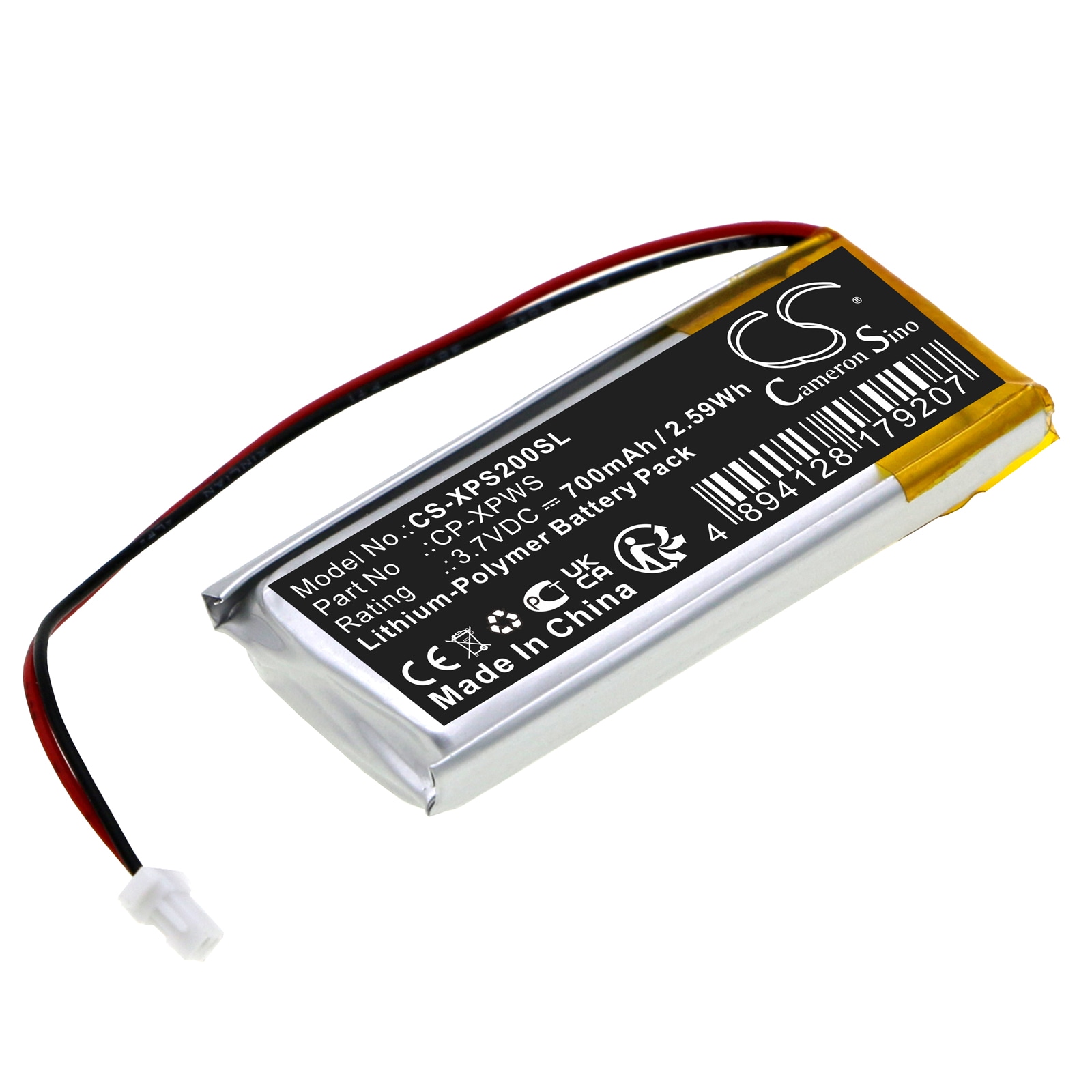Batteri for test, undersøkelse, utstyr for XP Deus WS1, WS2, WS3 og andre.