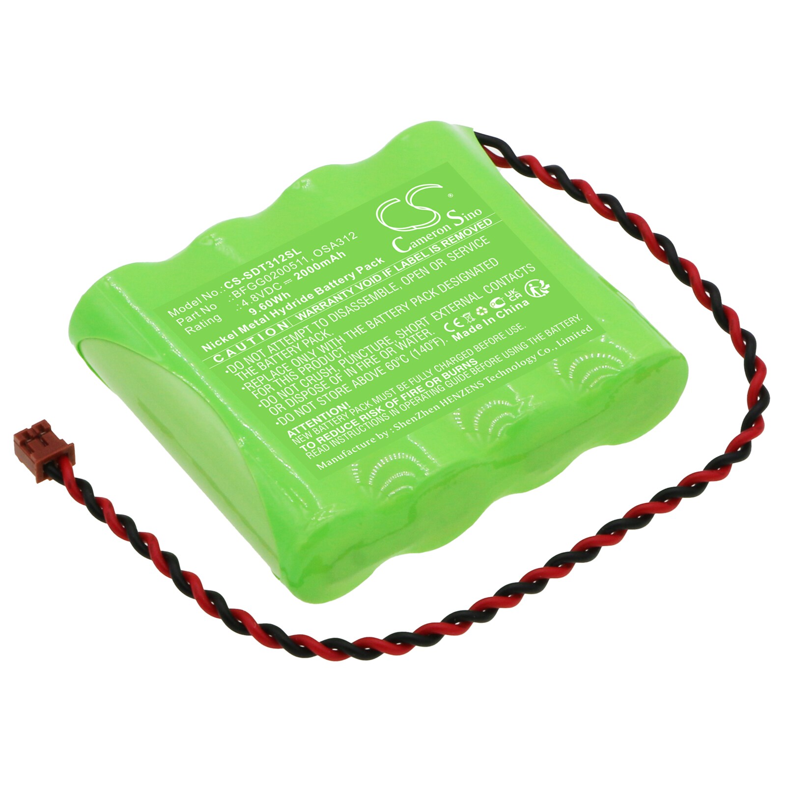 Batteri for test, undersøkelse, utstyr for Shimpo FGE-X, FGE-XY, FGV-X og andre.