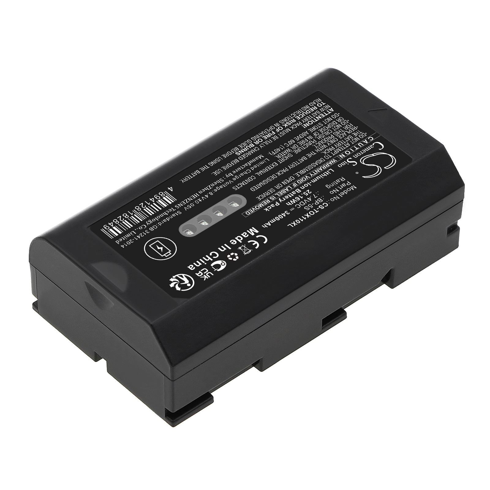 Batteri for test, undersøkelse, Utstyr for Leica CS07