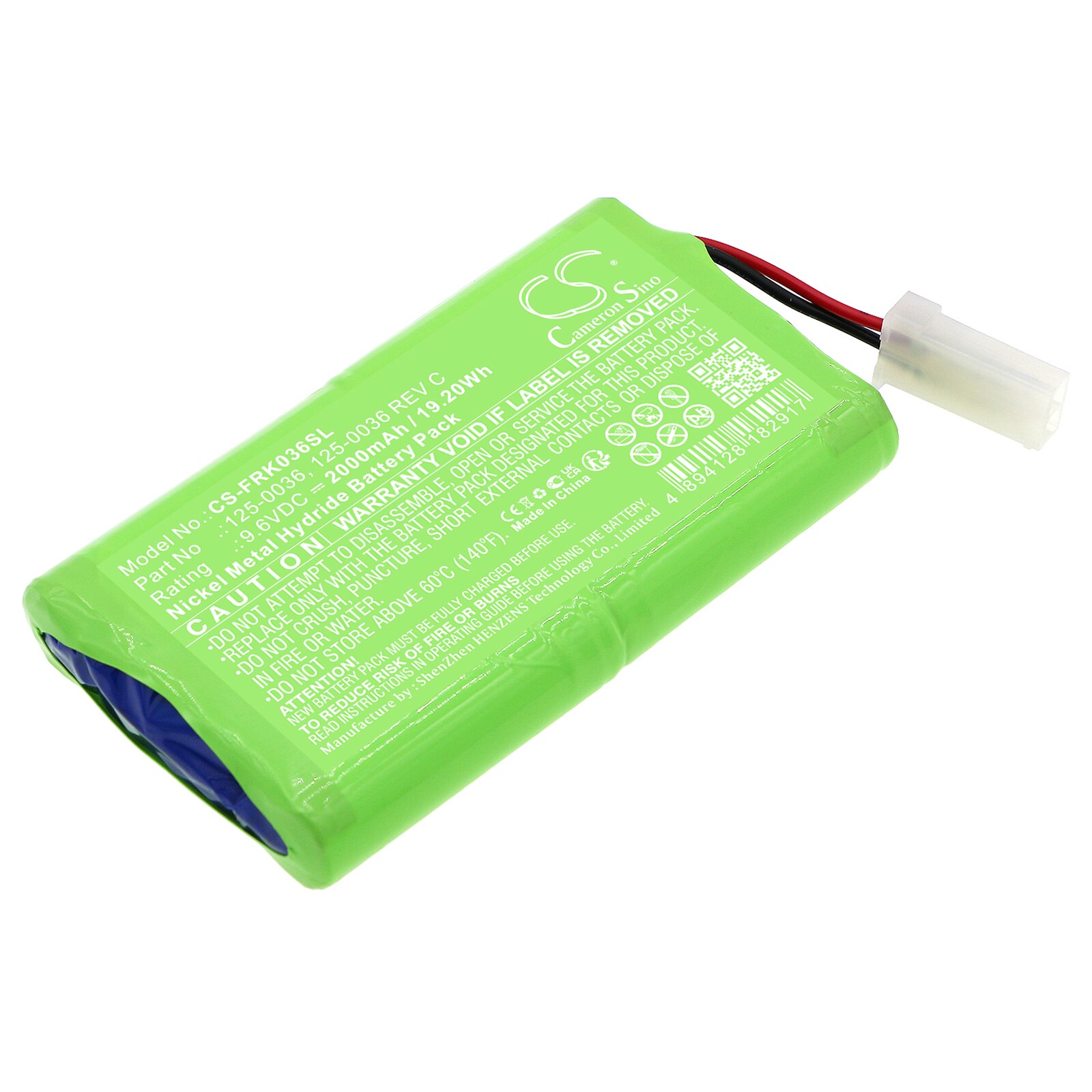 Batteri for test, undersøkelse, Utstyr for Franklin Celltron Ultra, Grid C090 Ultra