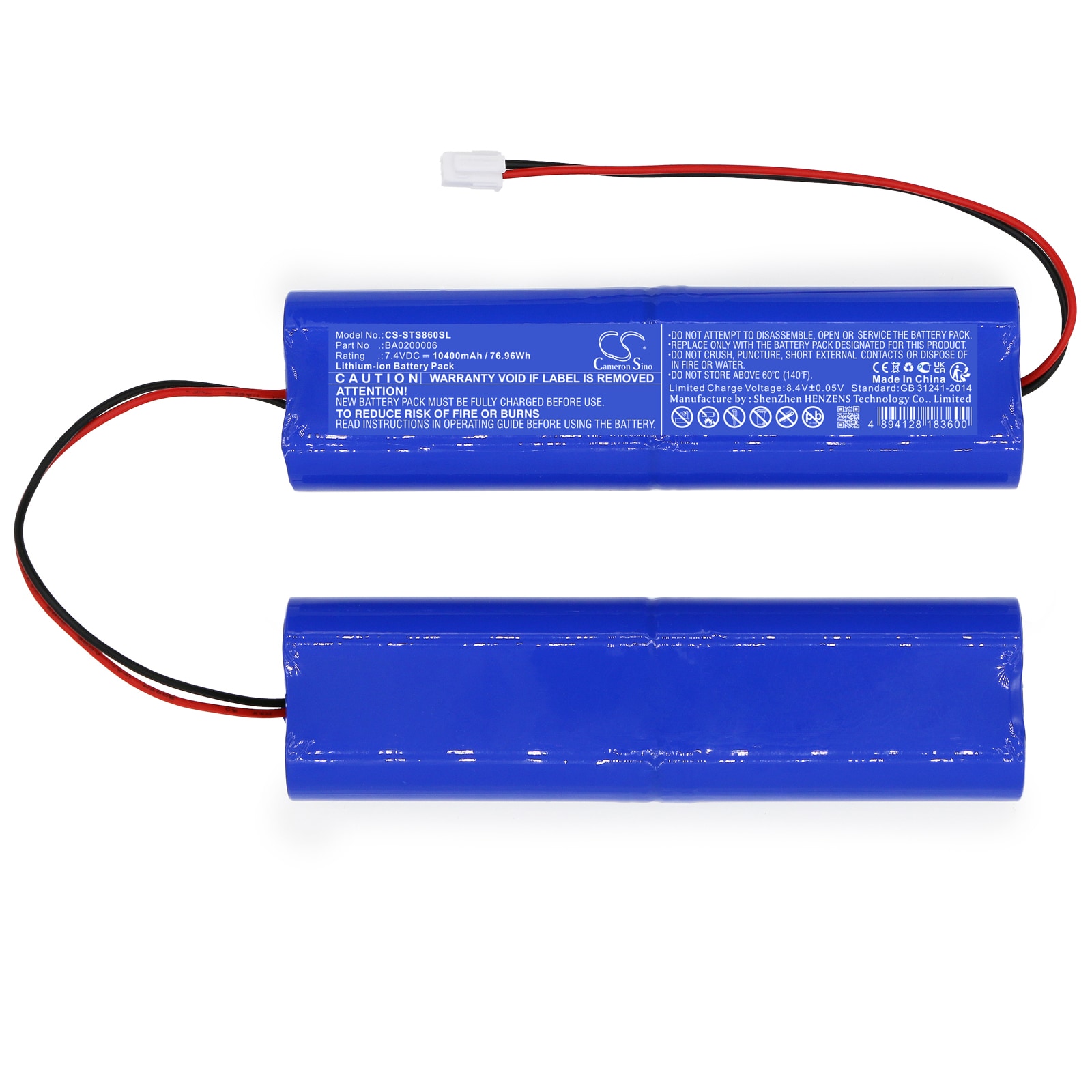 Batteri til test, undersøkelse, Utstyr for Southern Southern S86 GPS, S86 GPS