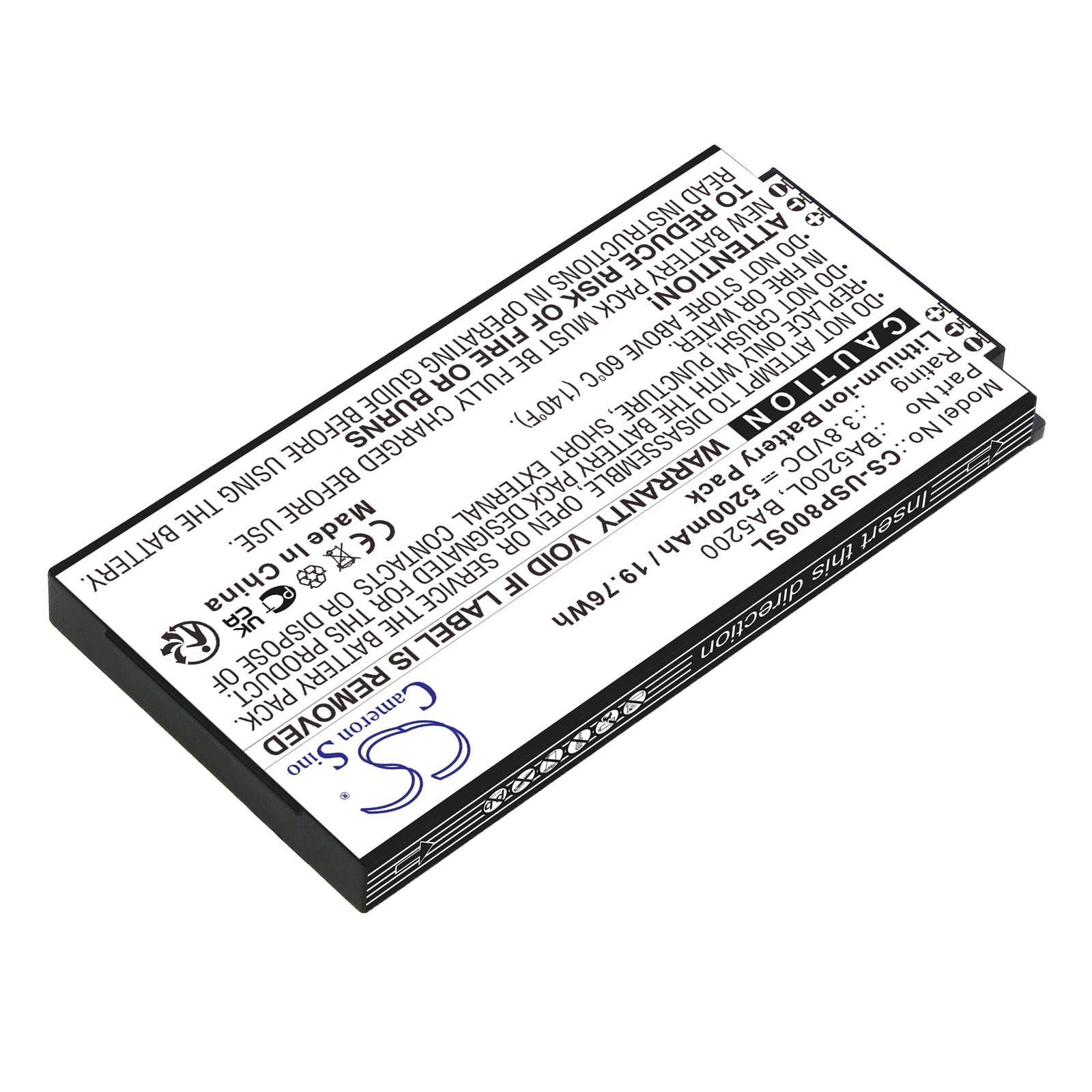 Batteri for test, undersøkelse, utstyr for UniStrong P8II E