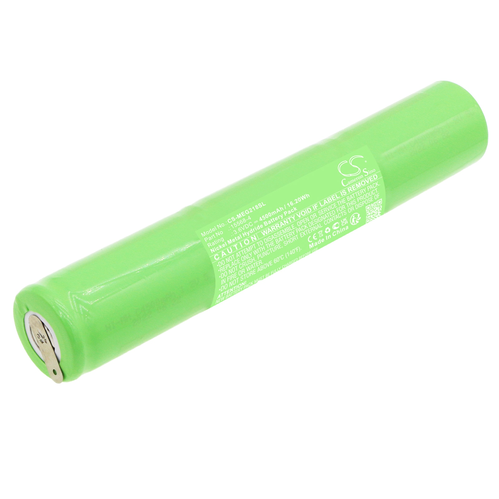 Batteri for test, undersøkelse, utstyr for Megger 218650