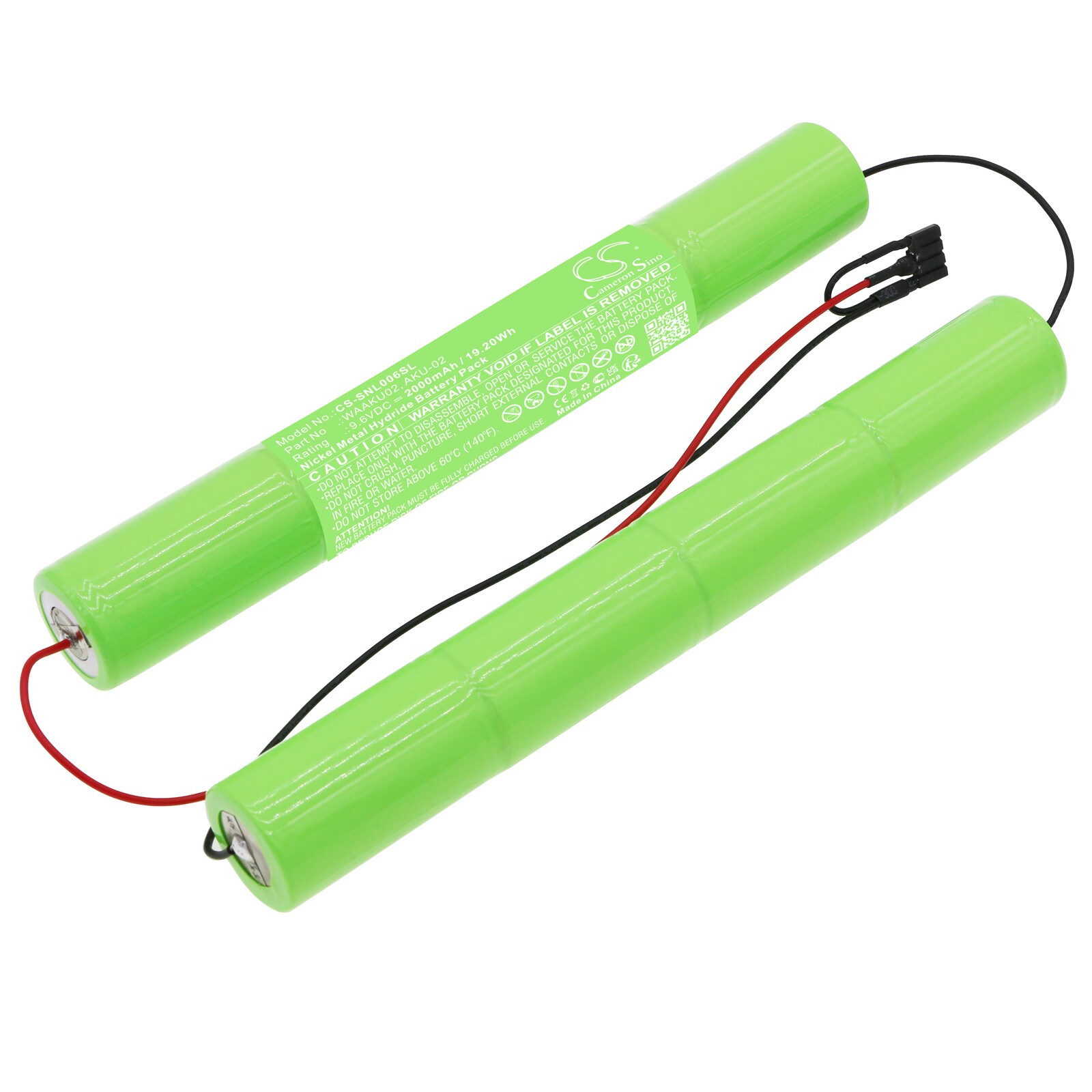 Batteri for test, undersøkelse, utstyr for Sonel INDEX CAT. WAAKU02, AKU-02 og andre