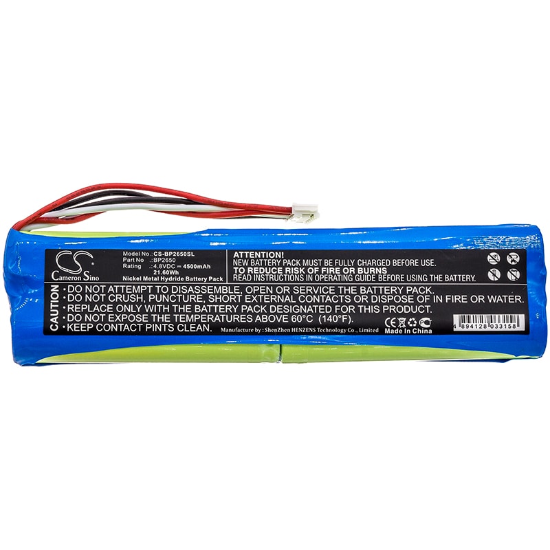 Batteri for test, undersøkelse, utstyr for BK Precision 2650, 2658 etc.