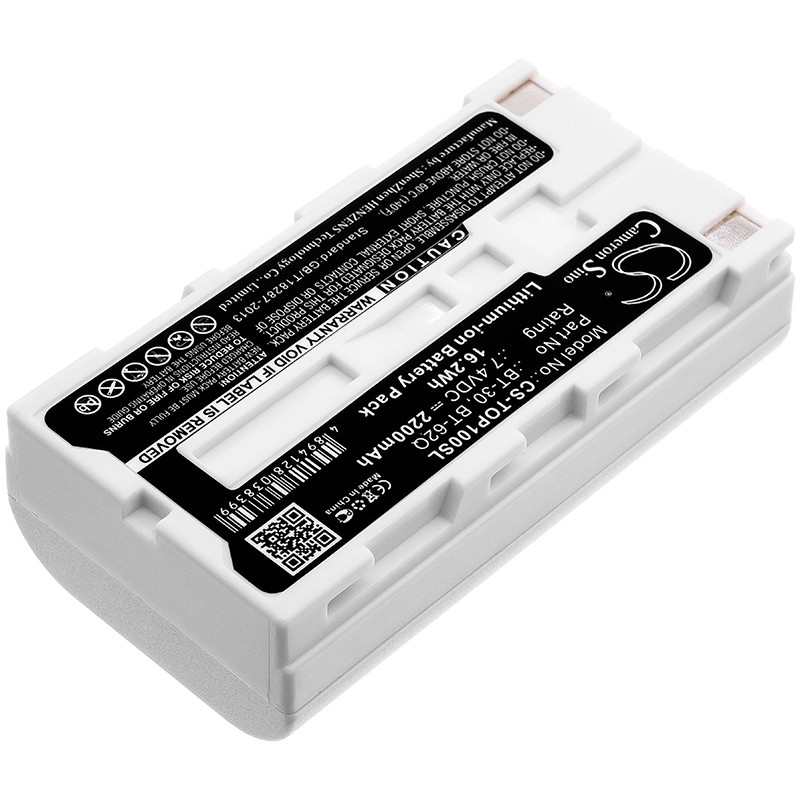 Batteri for test, undersøkelse, utstyr for Topcon Field Controller FC100, FC100 og andre.