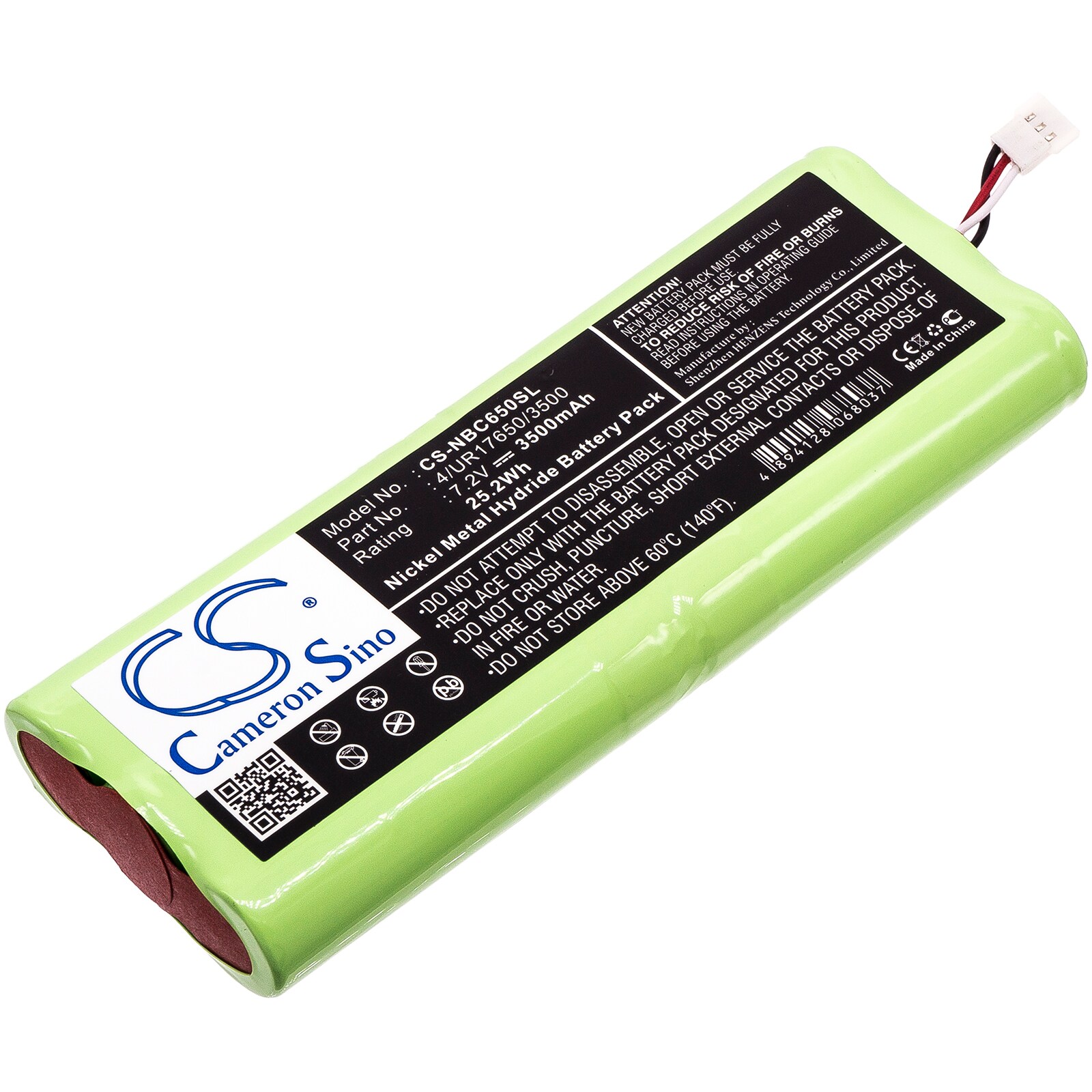 Batteri for test, undersøkelse, utstyr for NIKON DTM-302, NPL-302, NPL-350 og andre