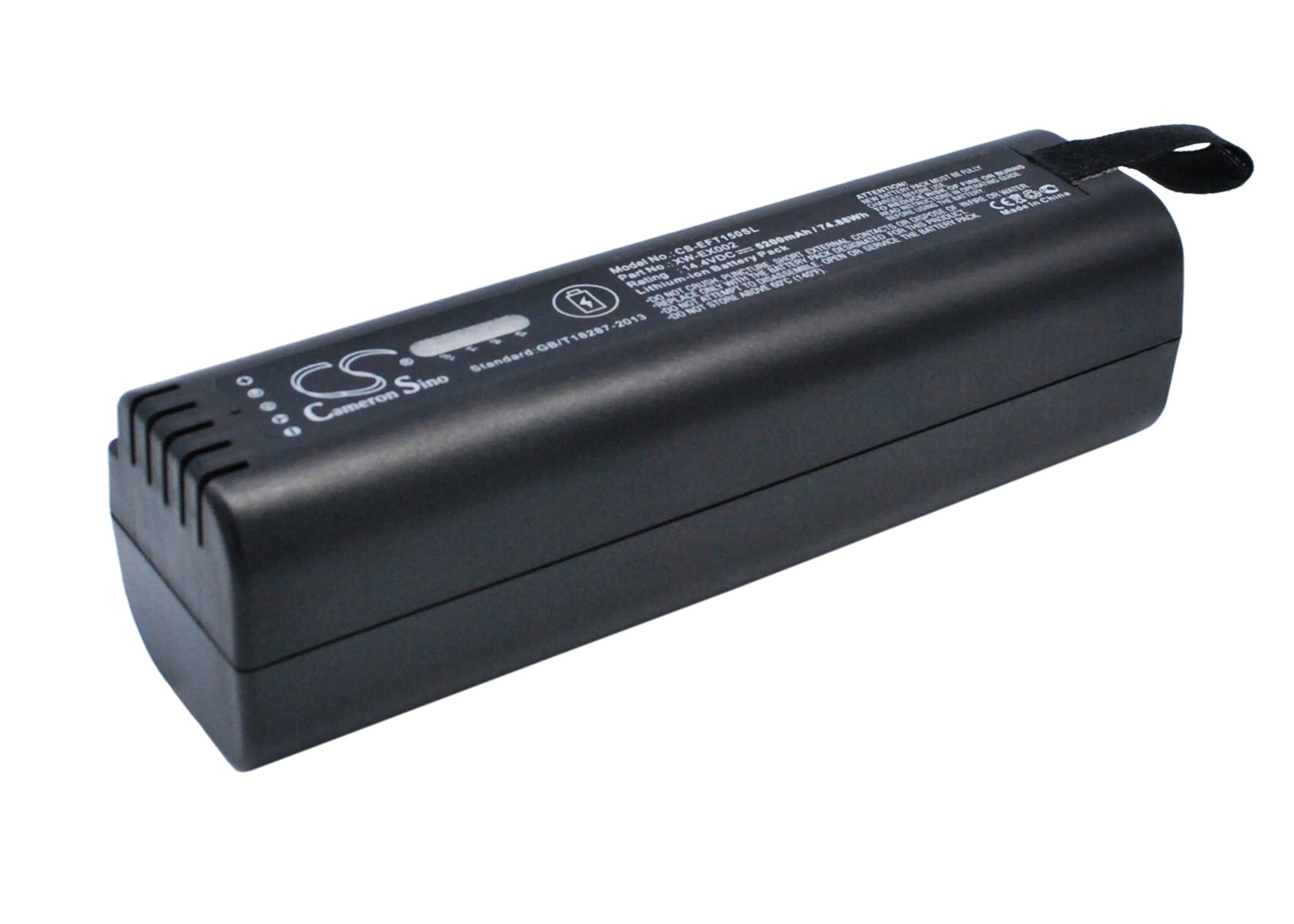 Batteri for test, undersøkelse, utstyr for EXFO FTB-150, FTB-200