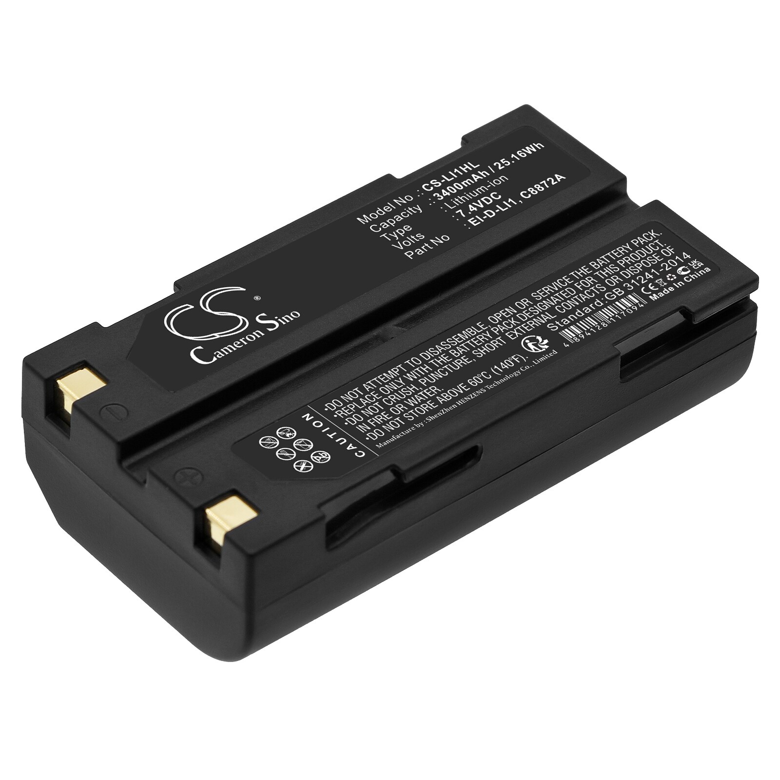 Batteri for test, undersøkelse, utstyr for Spectralink Epoch 35