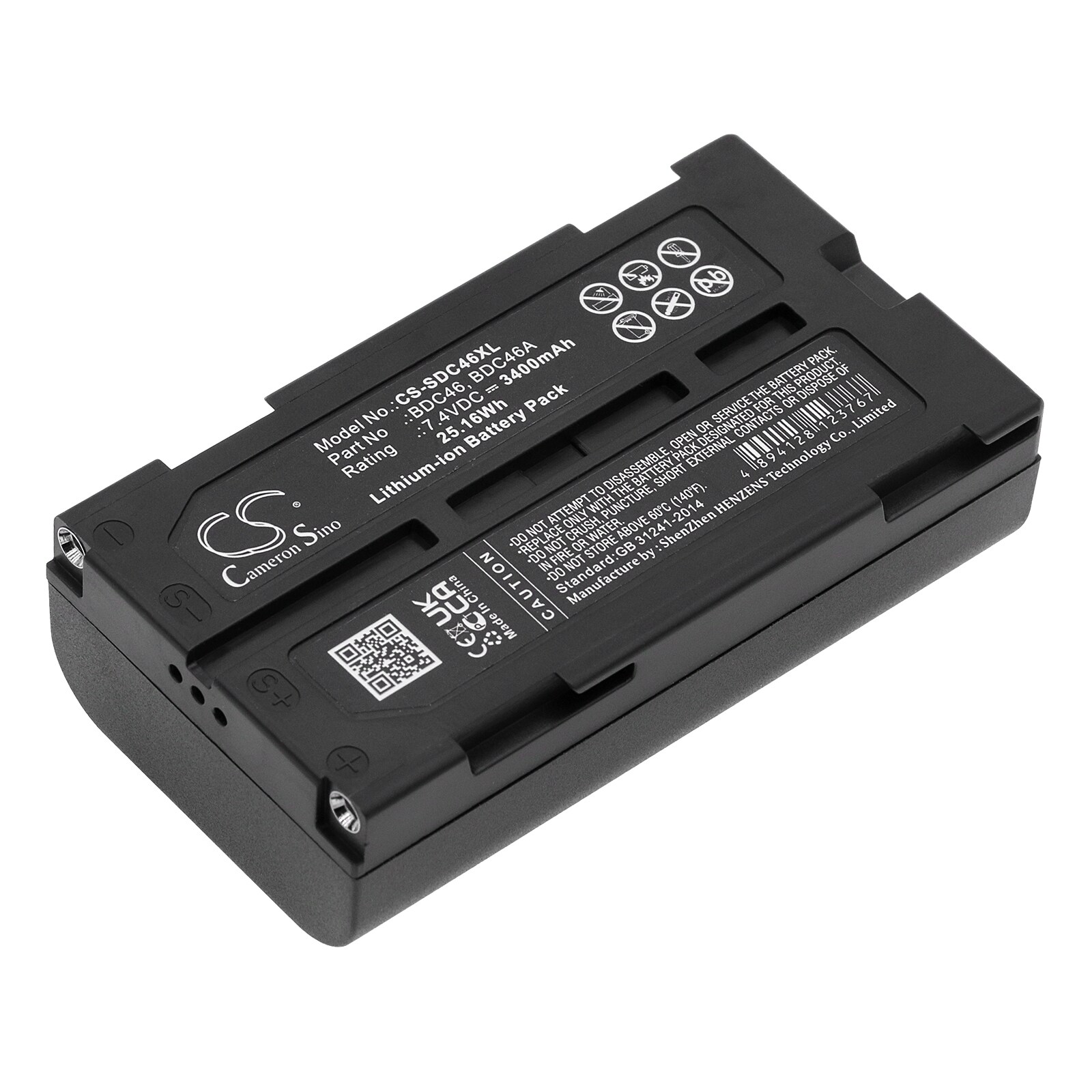 Batteri for test, undersøkelse, utstyr for RCA CC-8251, PRO-V730, PRO-V742