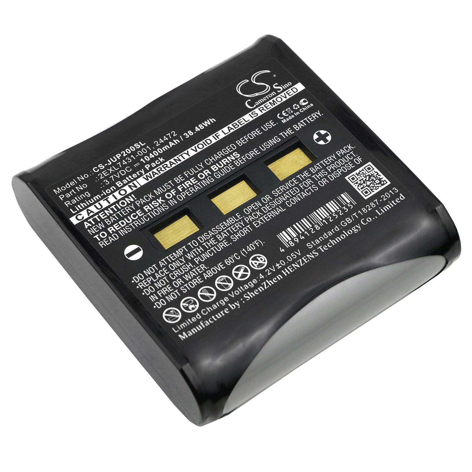 Batteri for test, undersøkelse, utstyr for Juniper Allegro 2, Archer 2, Systems AR2 og andre.