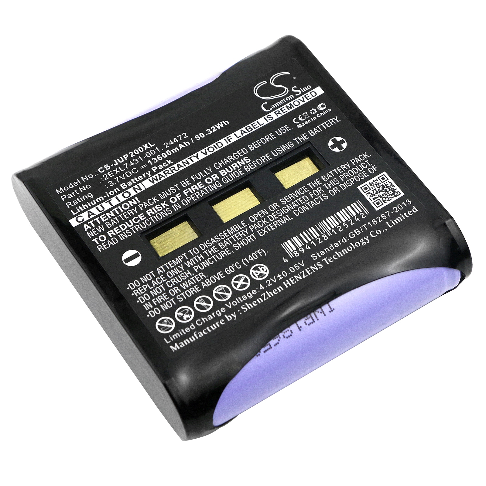 Batteri for test, undersøkelse, utstyr for Juniper Allegro 2, Archer 2, Systems AR2 og andre.