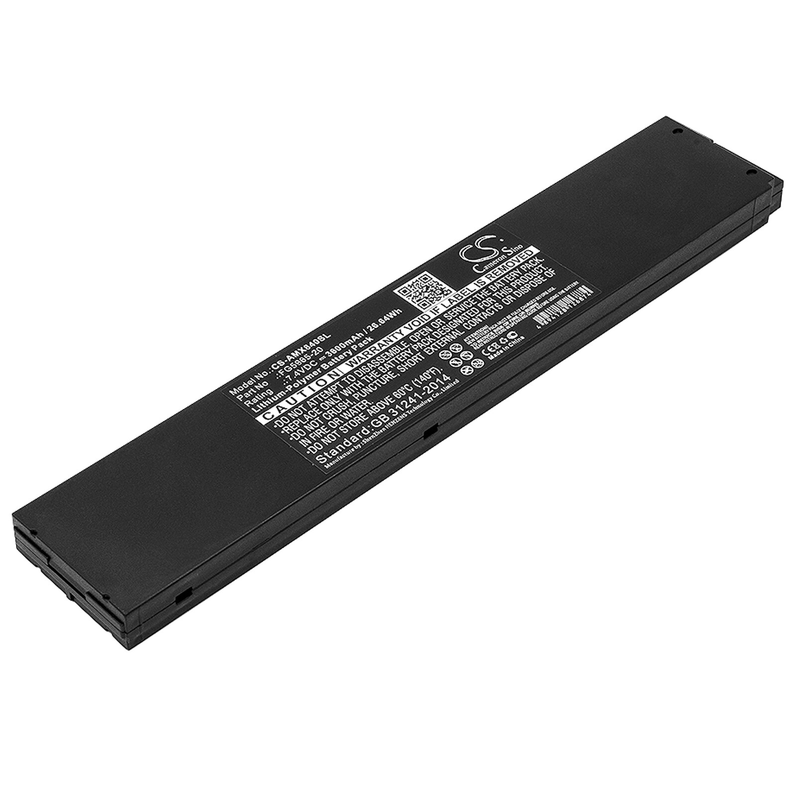 Batteri for test, undersøkelse, utstyr for AMX MVP-8400, MVP-8400i og andre