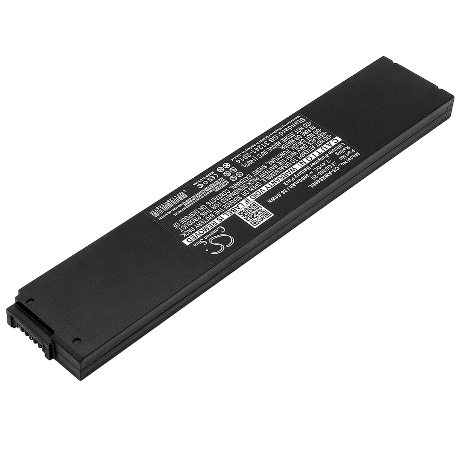 Batteri for test, undersøkelse, utstyr for AMX MVP-8400, MVP-8400i og andre