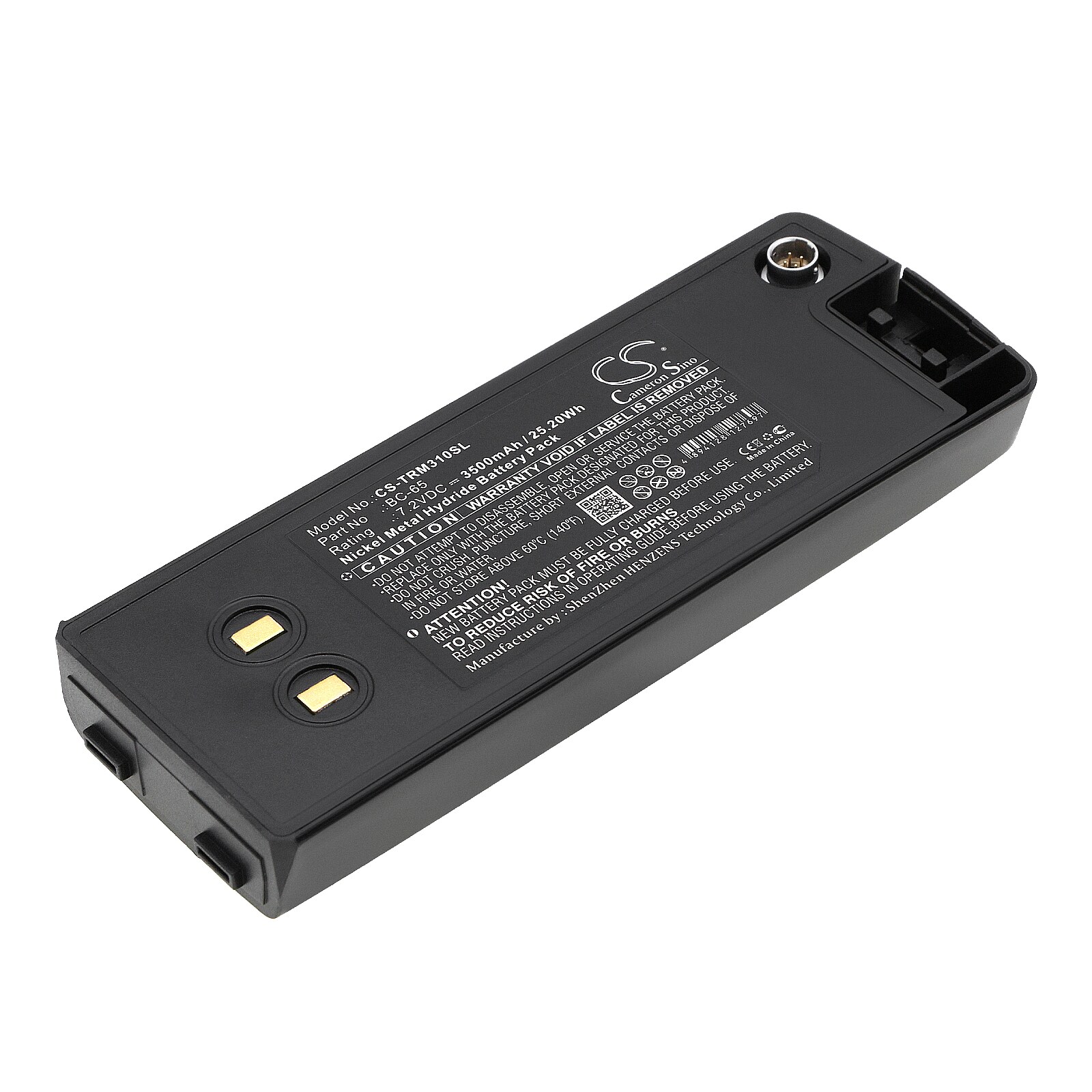 Batteri for test, undersøkelse, utstyr for Nikon DTM-302, DTM-350 etc.