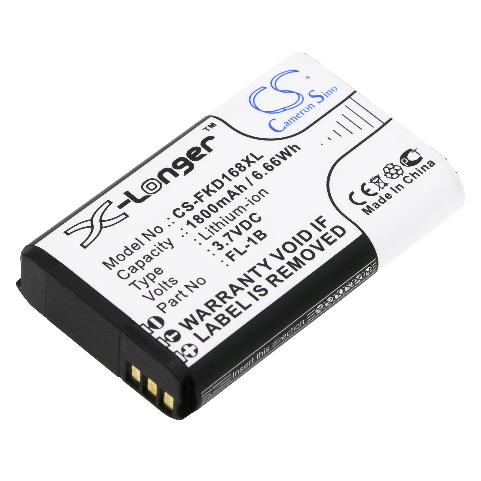 Batteri for test, undersøkelse, utstyr for Fukuda EK-168G, EK-268G, EK-468G