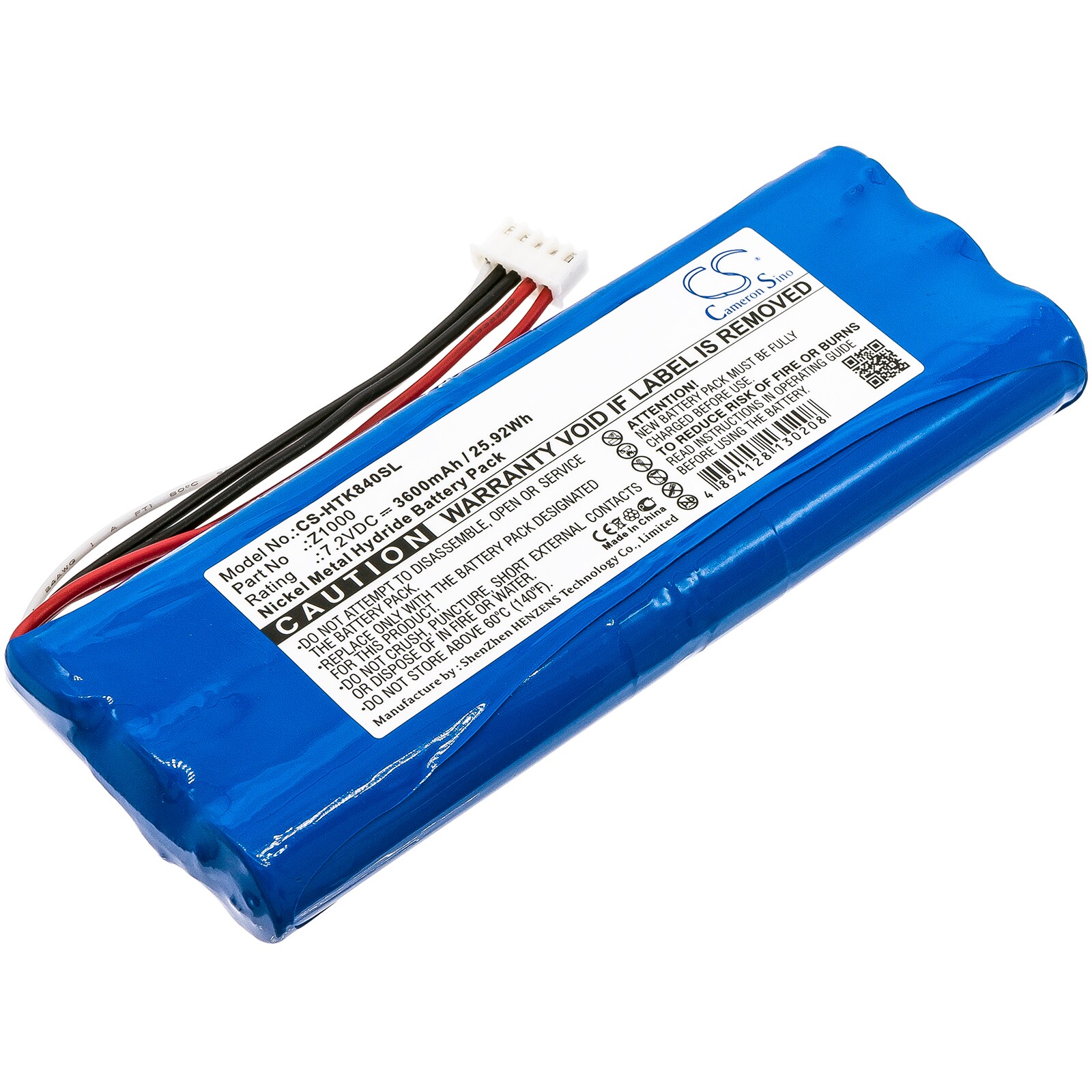 Batteri for test, undersøkelse, utstyr for Hioki LR8400, MR8880-20