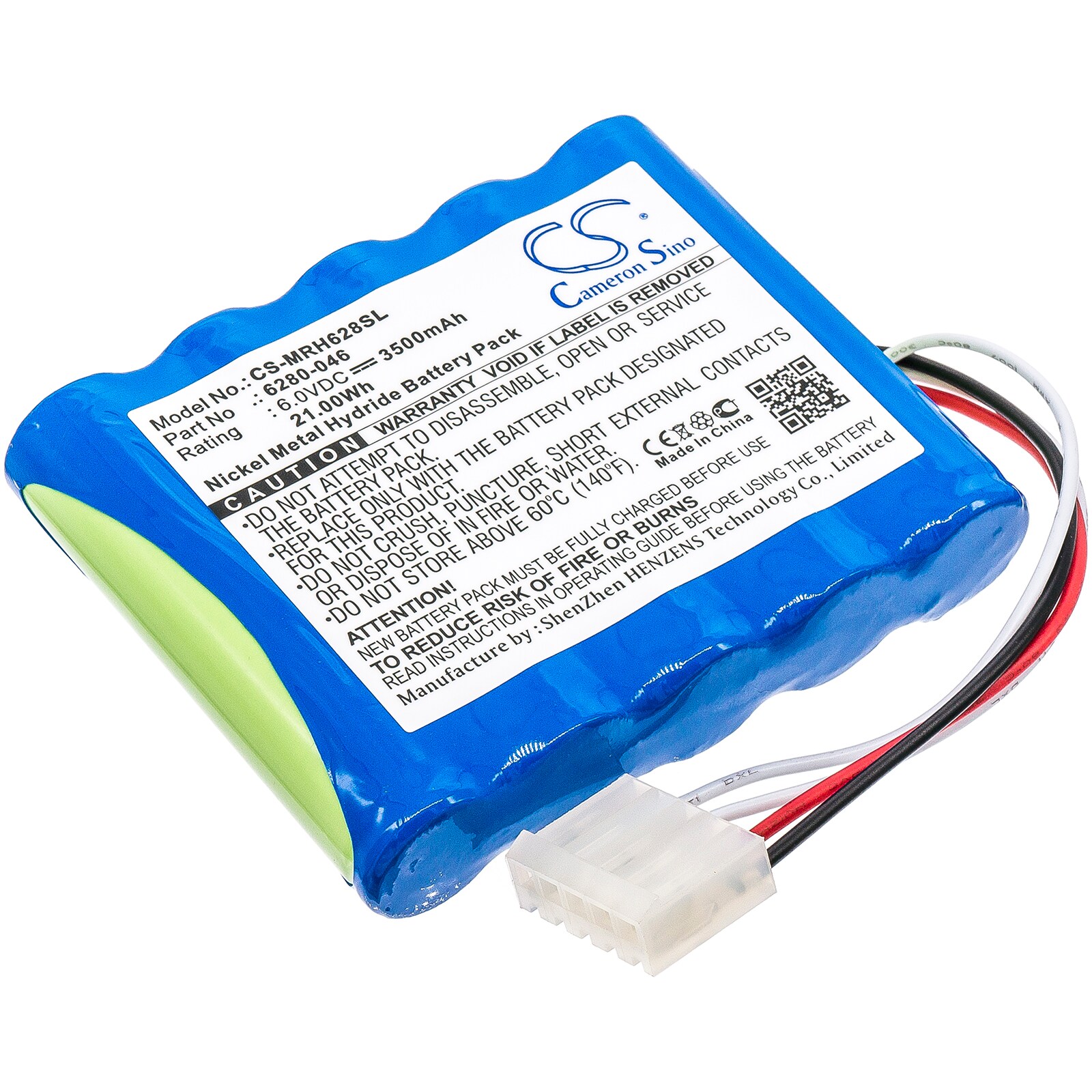 Batteri for test, undersøkelse, utstyr for Monarch BBX, DBX, PBX etc.