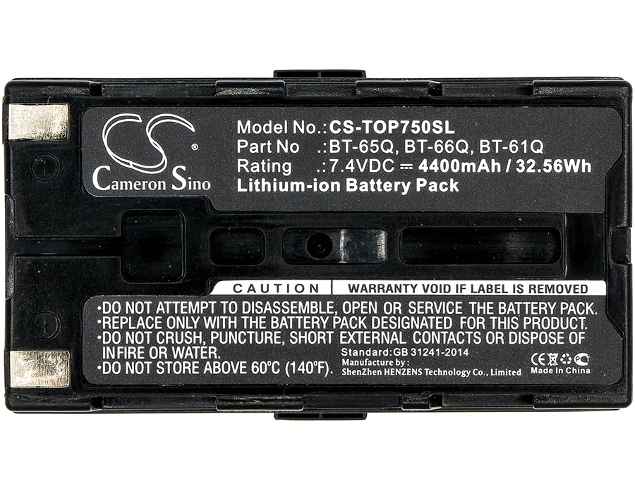 Batteri for test, undersøkelse, utstyr for Topcon Field Controller FC100, FC100 og andre.