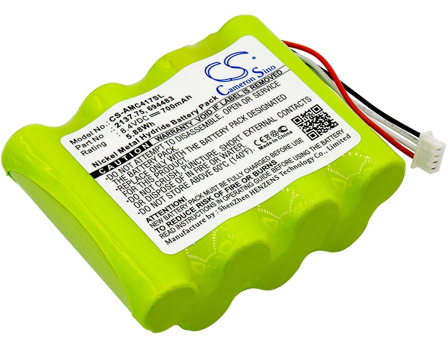 Batteri for test, undersøkelse, Utstyr for AEMC 6417 Ground Tester, PEL 102, PEL 103