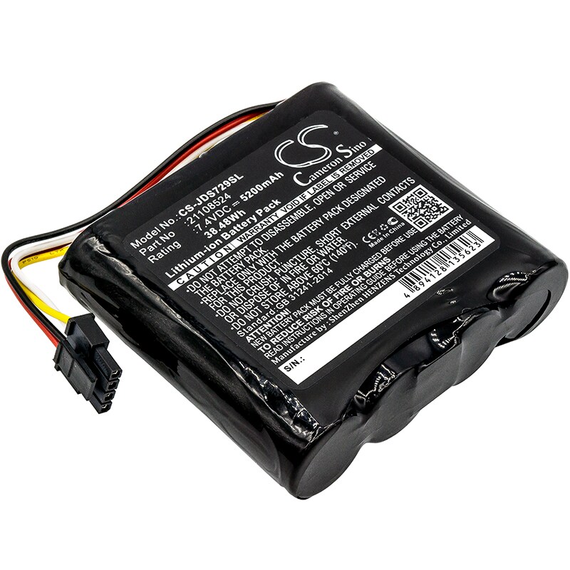 Batteri for test, undersøkelse, utstyr for JDSU 21129596 000, 21100729 000 og andre