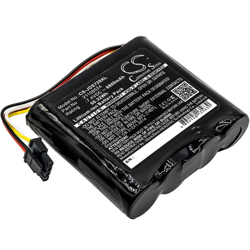 Batteri for test, undersøkelse, utstyr for JDSU 21129596 000, 21100729 000 og andre