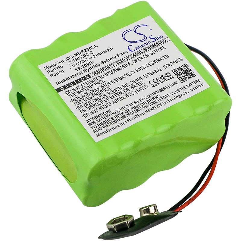 Batteri for test, undersøkelse, Utstyr for Megger TDR2000/2R ekkometer