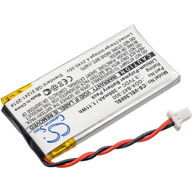 Batteri for test, undersøkelse, utstyr for Vernier Go Direct Colorimeter etc.