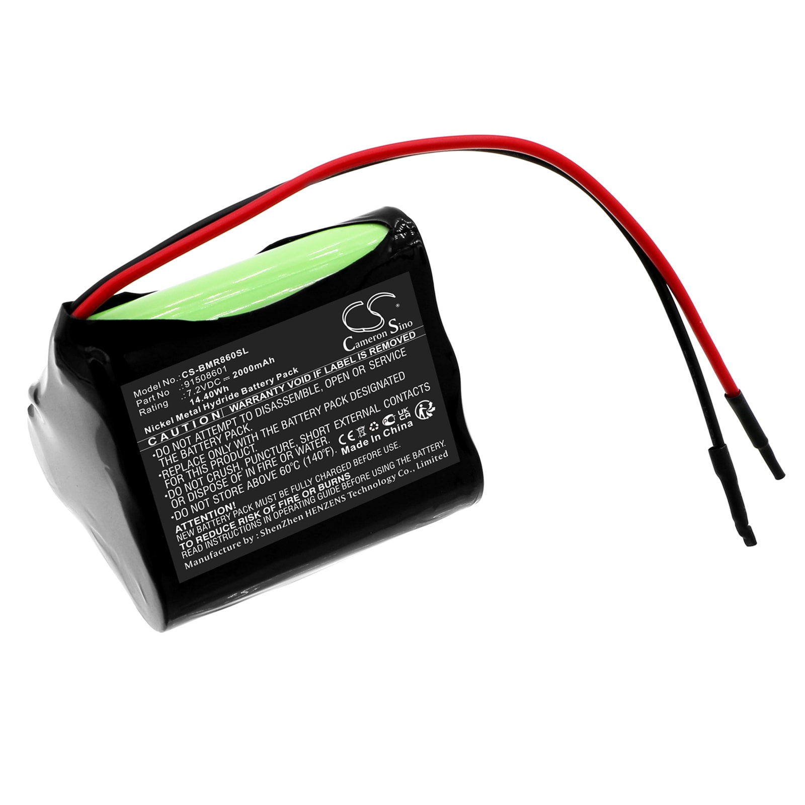 Batteri for test, undersøkelse, utstyr for BAMO IER MUDline TGS