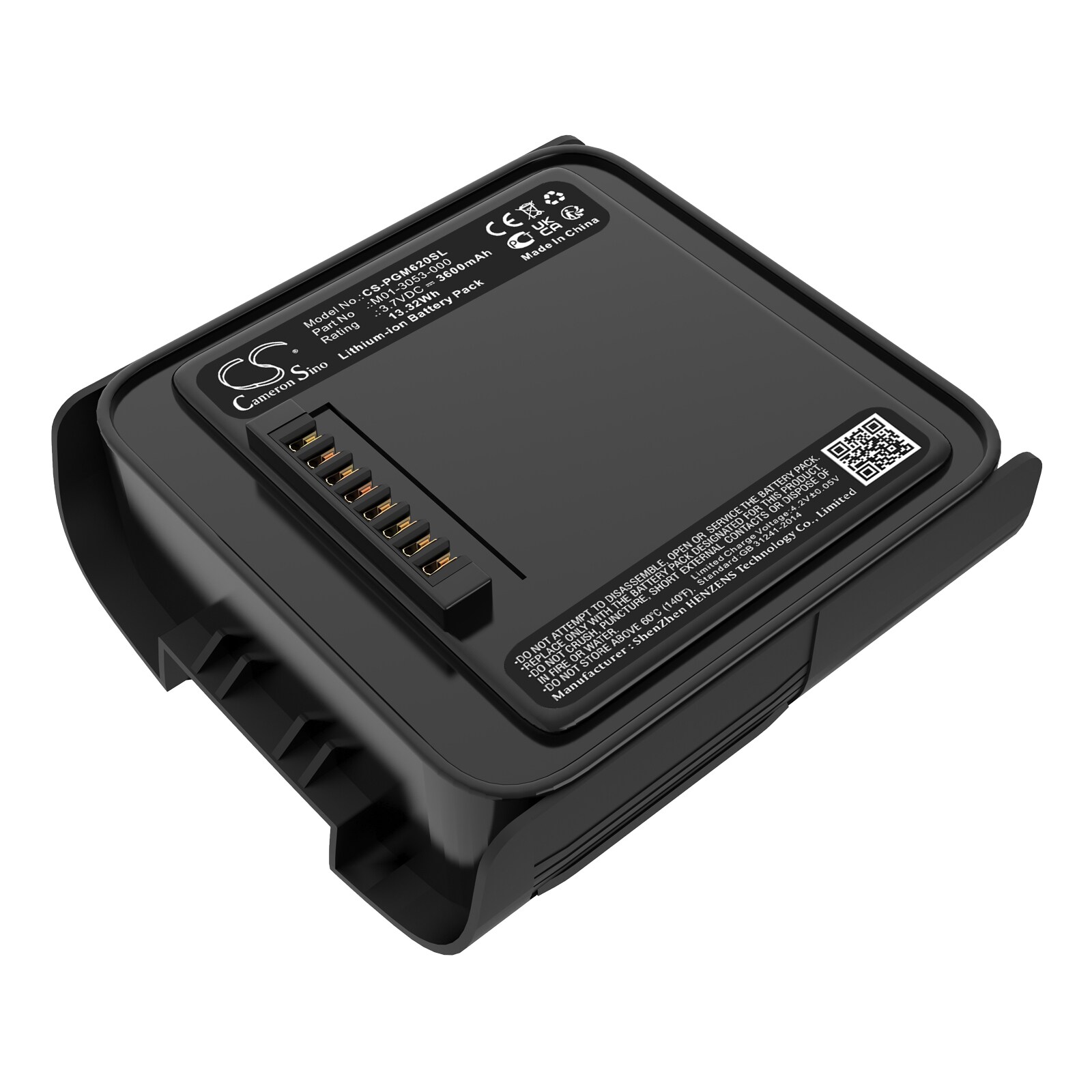 Batteri for test, undersøkelse, utstyr for MicroRAE PGM-6208, PGM-6228