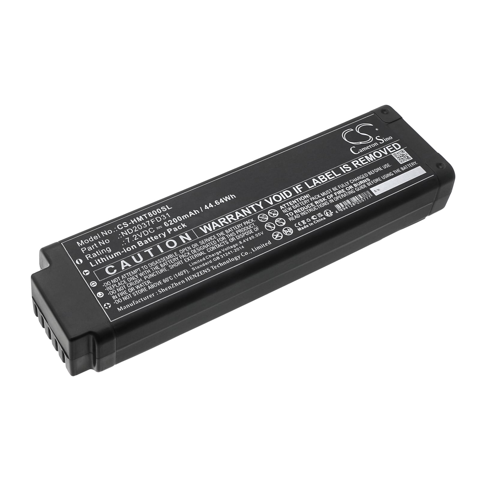 Batteri for test, undersøkelse, utstyr for HITACHI X-MET8000 schlau og andre