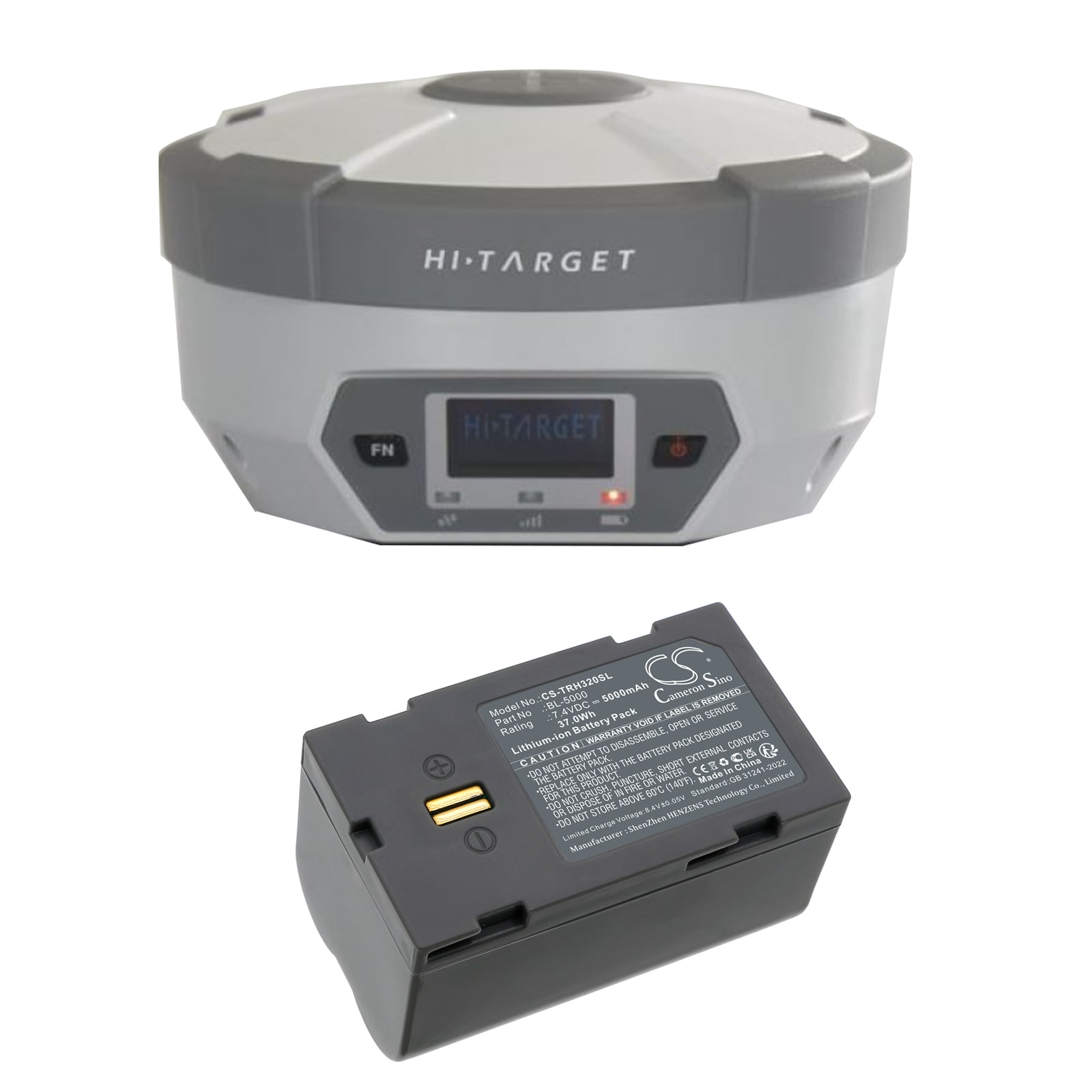 Batteri for test, undersøkelse, utstyr for Hi-Target F61, F66, H32 osv.