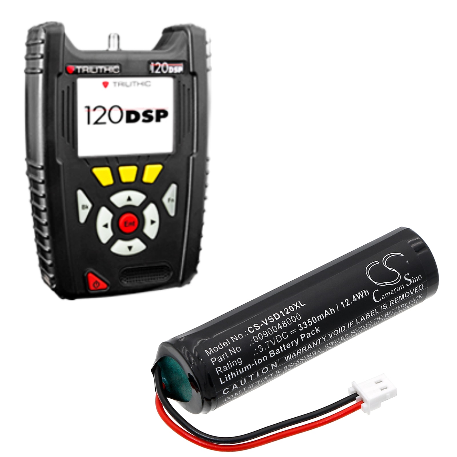 Batteri for test, undersøkelse, utstyr for VIAVI 120 DSP, Seeker, Seeker D osv.