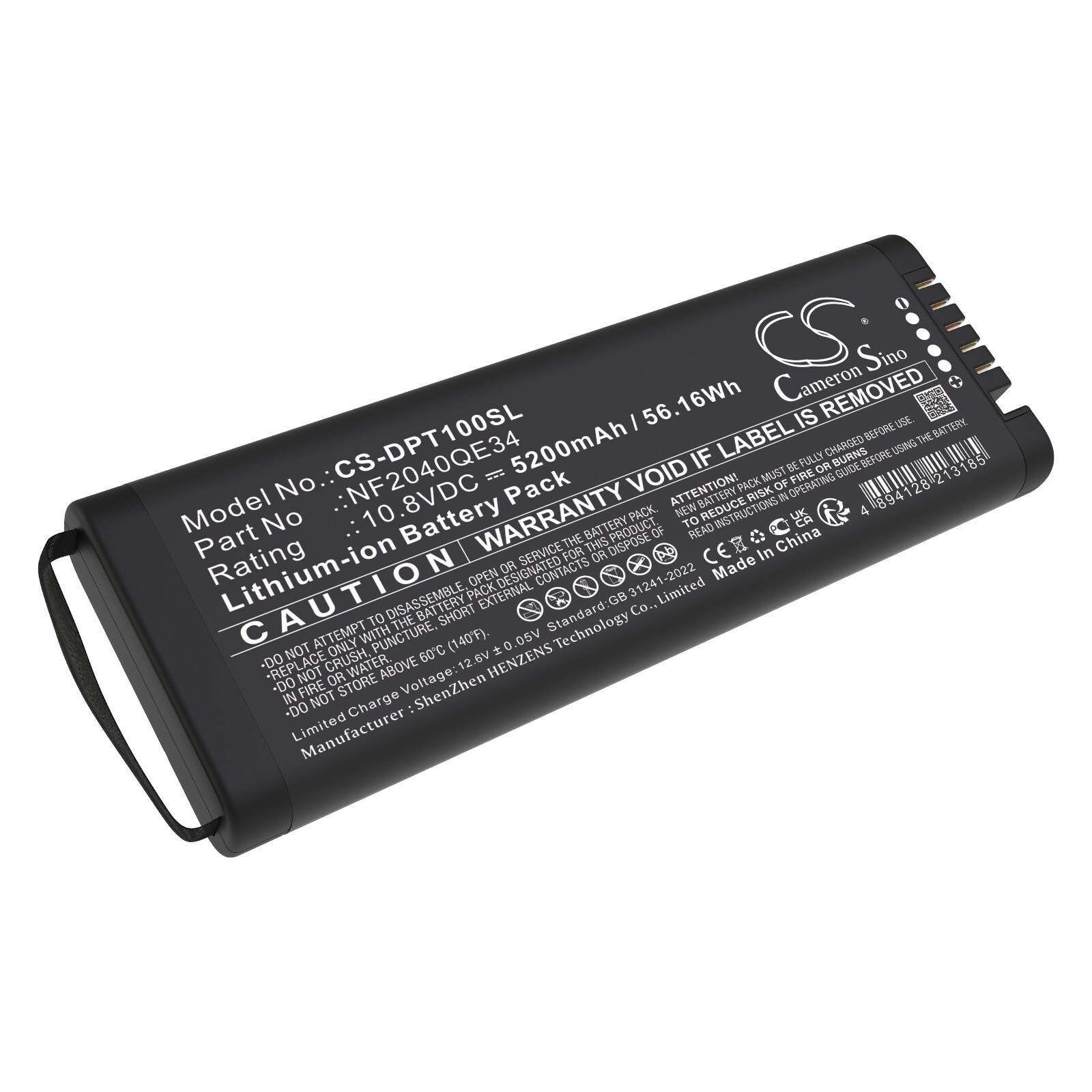 Batteri for test, undersøkelse, utstyr for Rohde & Schwarz HA-Z223