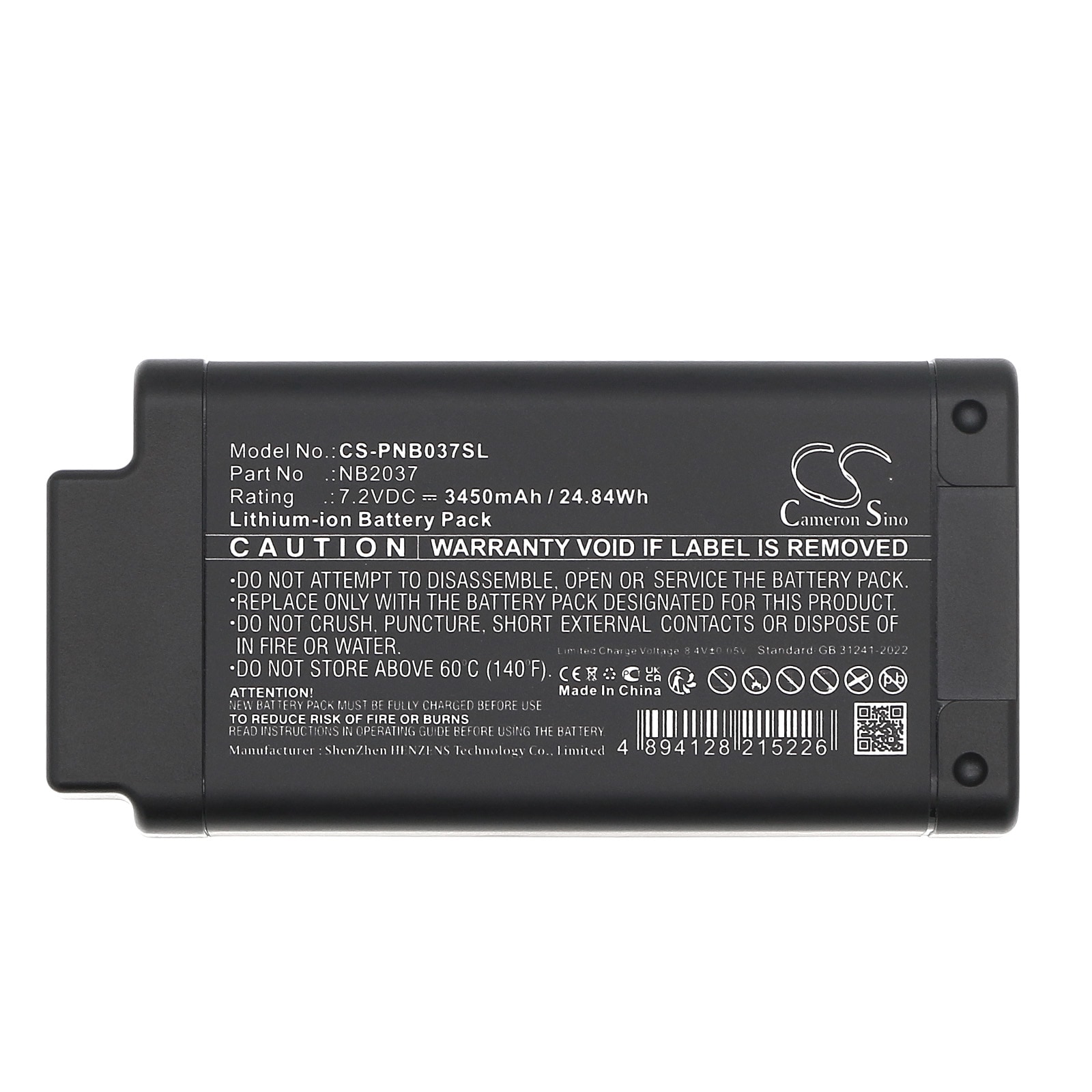 Batteri for test, undersøkelse, utstyr for Olympus EPOCH 6LS, EPOCH 6LT